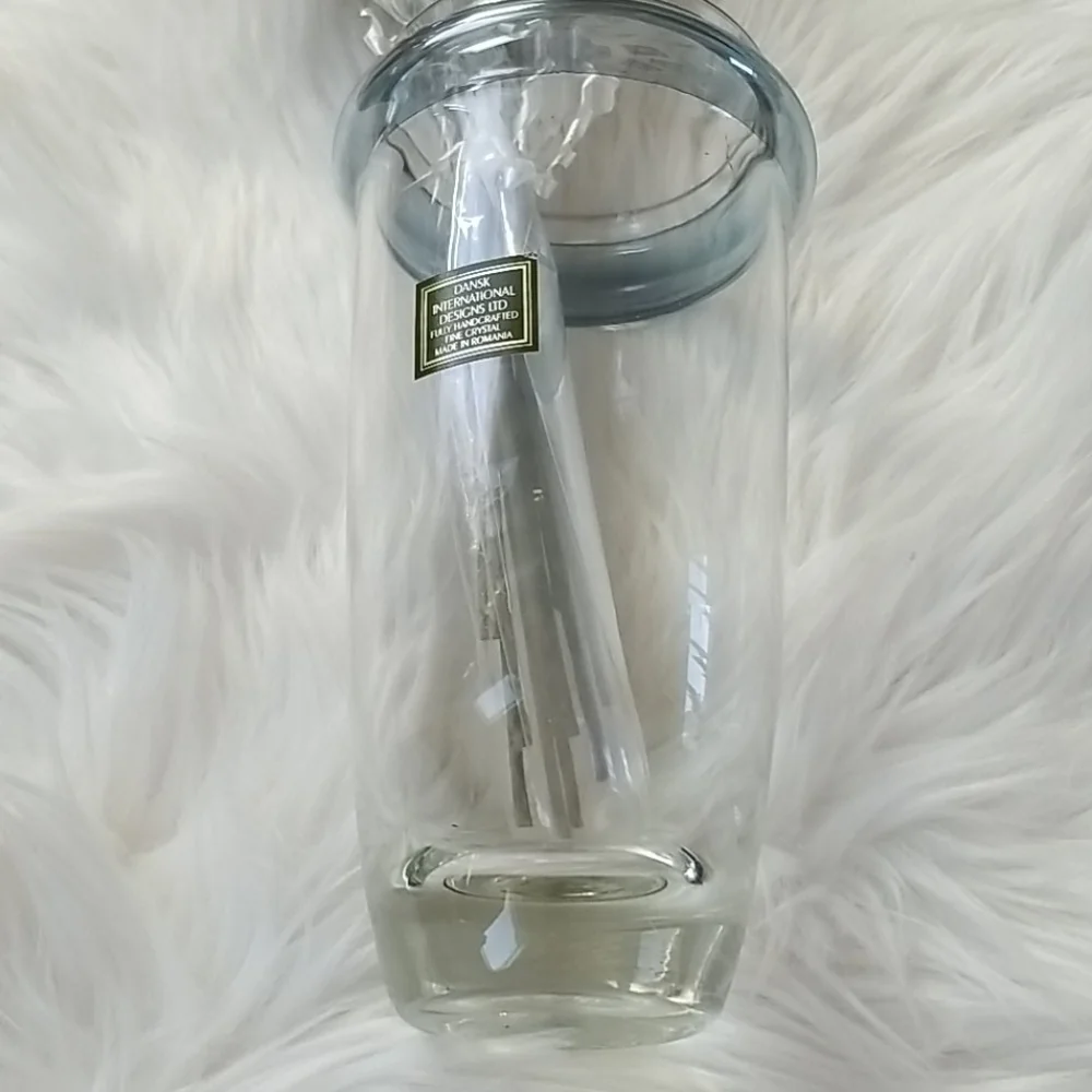 VTG Dansk Danish Modern Romanian Crystal Vase
